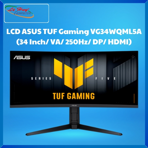 Màn hình LCD ASUS TUF Gaming VG34WQML5A (34 Inch/ VA/ 250Hz/ DP/ HDMI)