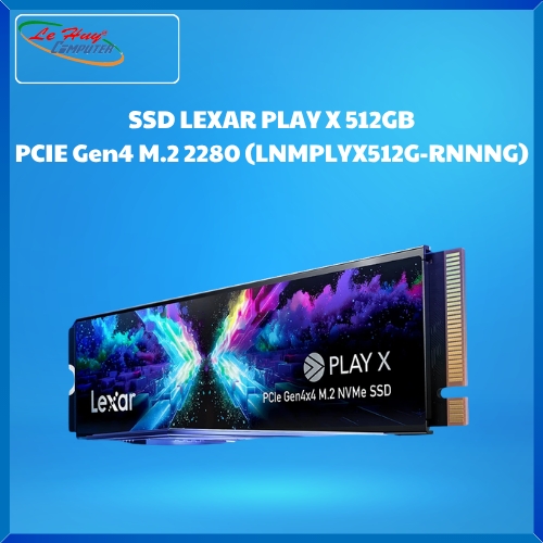 Ổ cứng SSD LEXAR PLAY X 1TB PCIE Gen4 M.2 2280 (LNMPLYX001T-RNNNG)