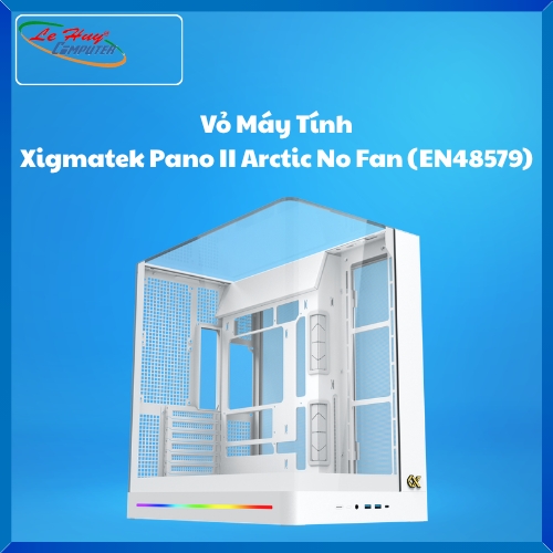 Vỏ Máy Tính - CASE Xigmatek Pano II Arctic No Fan (EN48579)