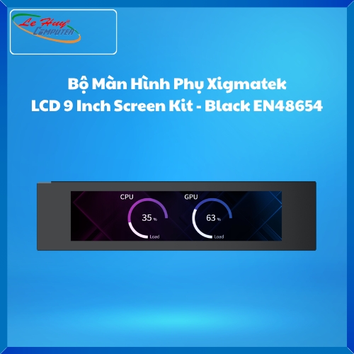 Bộ Màn Hình Phụ Xigmatek LCD 9 Inch Screen Kit - Black EN48654