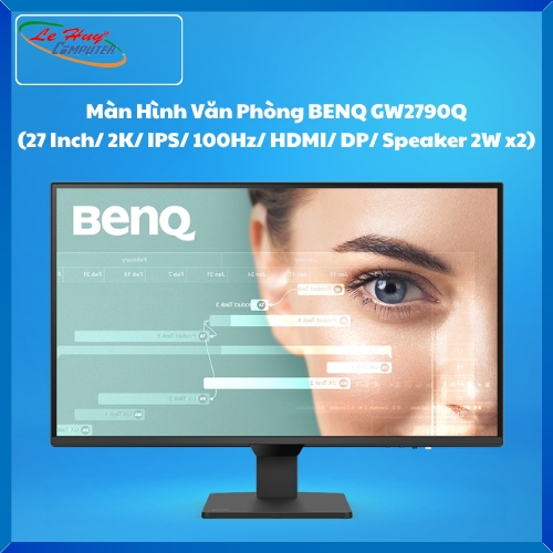 Màn hình LCD Văn Phòng BENQ GW2790Q Loa Tích Hợp (27 Inch/ 2K/ IPS/ 100Hz/ HDMI/ DP/ Speaker 2W x2)