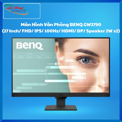 Màn hình LCD Văn Phòng BENQ GW2790 Loa Tích Hợp (27 Inch/ FHD/ IPS/ 100Hz/ HDMI/ DP/ Speaker 2W x2)