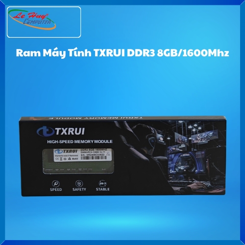 Ram Máy Tính TXRUI DDR3 8GB/ 1600Mhz New Box Chính Hãng
