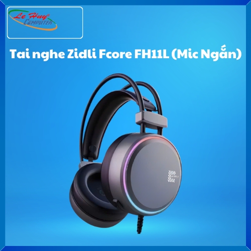 Tai nghe Zidli FH11L 7.1 RGB USB (Mic Ngắn)