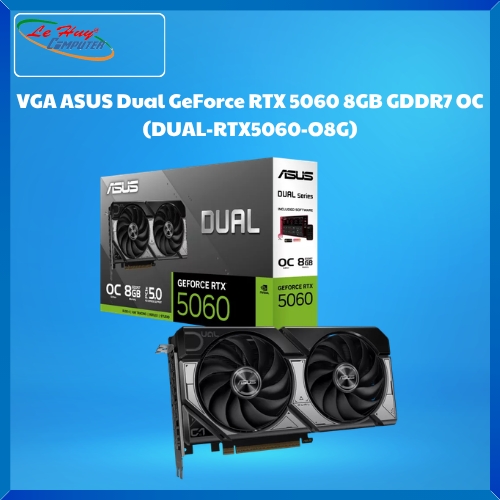 Card Màn Hình - VGA ASUS Dual GeForce RTX 5060 8GB GDDR7 OC (DUAL-RTX5060-O8G)
