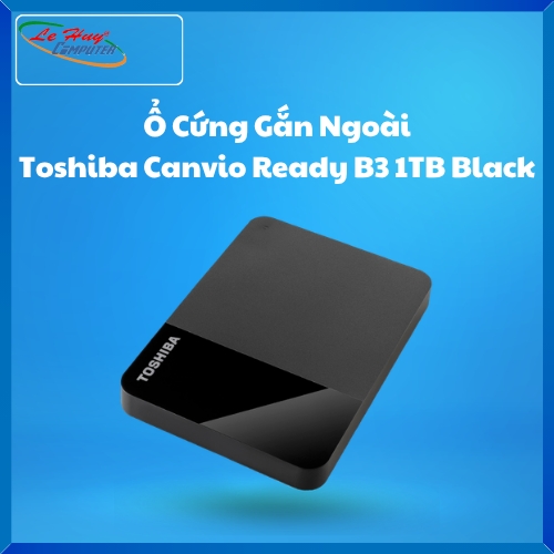 Ổ Cứng Di Động Toshiba Canvio Ready B3 1TB Black (HDTP310AK3AA)