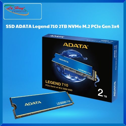 Ổ Cứng SSD ADATA Legend 710 2TB NVMe M.2 PCIe Gen 3x4 (ALEG-710-2TCS)