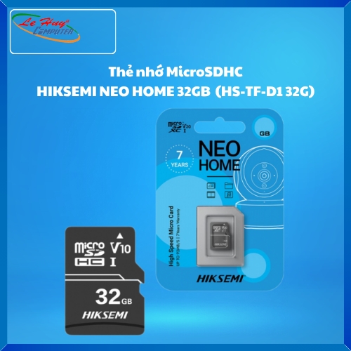 Thẻ nhớ MicroSDHC HIKSEMI NEO HOME 32GB (HS-TF-D1 32G)