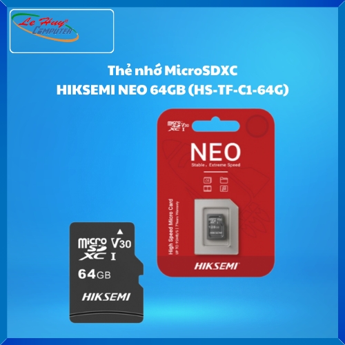 Thẻ nhớ MicroSDXC HIKSEMI NEO 64GB (HS-TF-C1-64G)