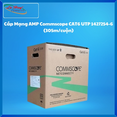 Cáp Mạng AMP Commscope CAT6 UTP 1427254-6 (305m/cuộn)