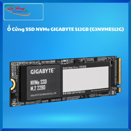 Ổ Cứng SSD Gigabyte 512GB M.2 2280 PCIe NVMe Gen 3x4 (G3NVME512G)
