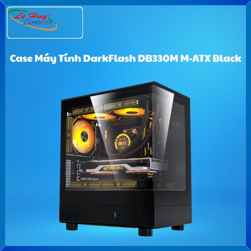 Vỏ Case Máy Tính DarkFlash DB330M M-ATX Black