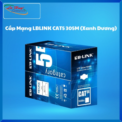 Cáp Mạng LBLINK CAT5 305M (Xanh Dương)