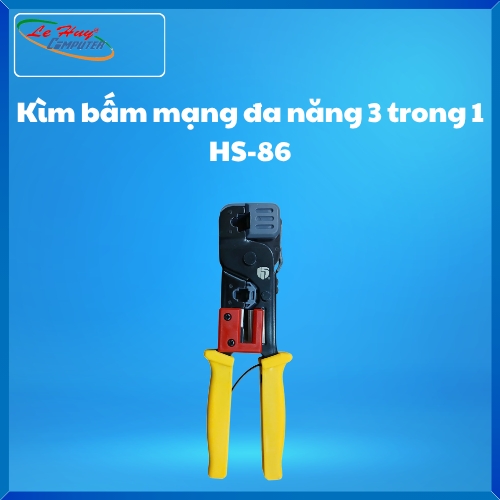 Kìm bấm mạng đa năng 3 trong 1 HS-86