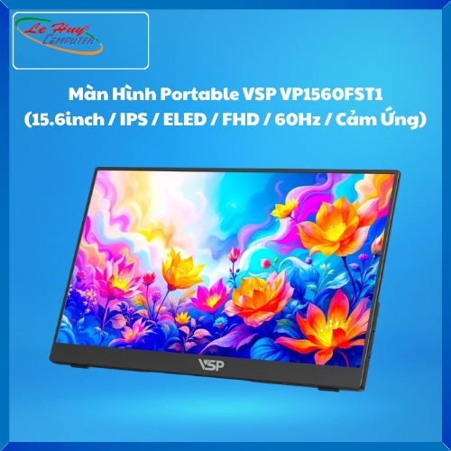 Màn Hình Máy Tính Portable VSP VP1560FST1 (15.6inch / IPS / ELED / FHD / 60Hz / Cảm Ứng)