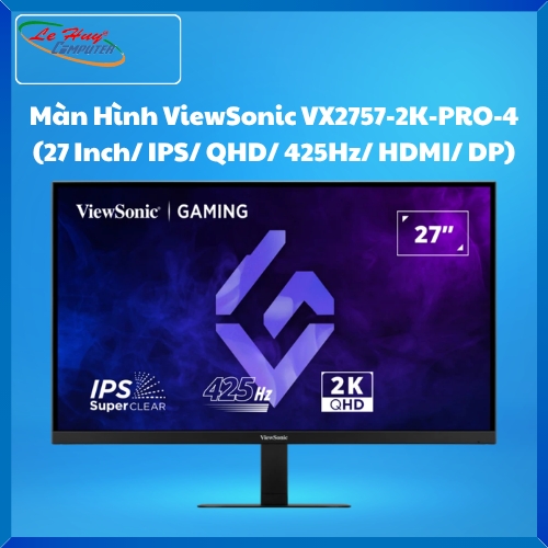 Màn Hình Máy Tính ViewSonic VX2757-2K-PRO-4 (27 Inch/ IPS/ QHD/ 425Hz/ HDMI/ DP)