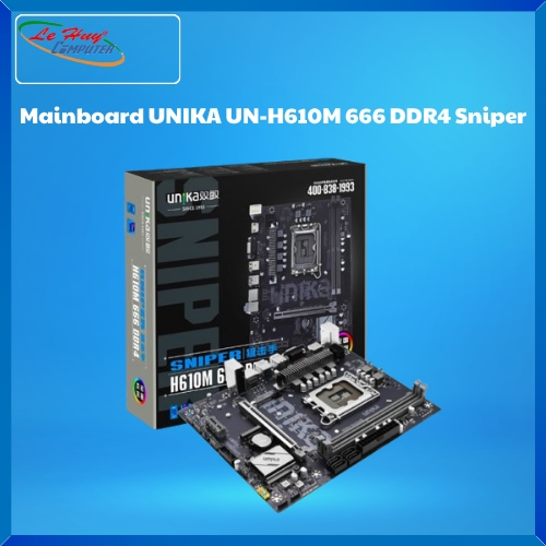 Bo Mạch Chủ - Mainboard UNIKA UN-B760M ARGB PRO 2.5G DDR4 Black Warrior
