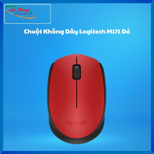 Chuột máy tính Logitech M171 - Wireless Đỏ