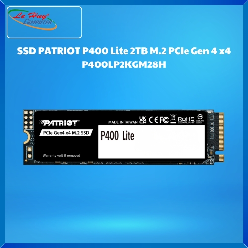 Ổ cứng SSD NVME Patriot P400 LITE 2TB M.2 2280 PCIE Gen4 x4 (3500MBS/2700MBS) - P400LP2KGM28H