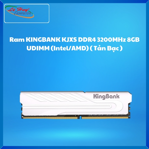 Ram KINGBANK KJXS DDR4 3200MHz 8GB UDIMM  (Intel/AMD) ( Tản Bạc )