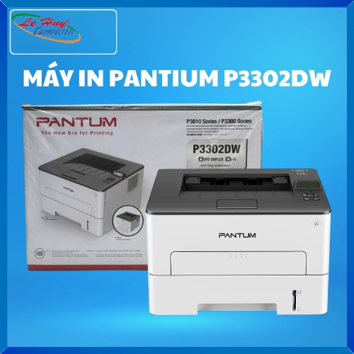 Máy in Laser đen trắng Pantum P3302DW (In đảo mặt | A4| A5| USB| LAN| WIFI)