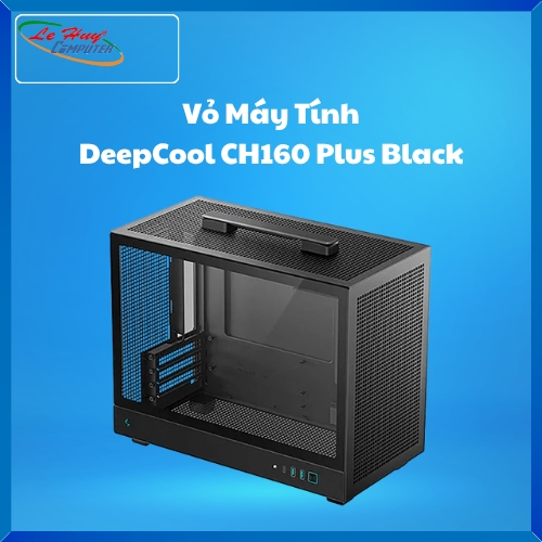 Vỏ Máy Tính DeepCool CH160 Plus Black No Fan