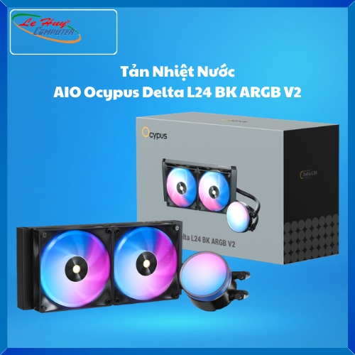 Tản Nhiệt Nước AIO Ocypus Delta L24 BK ARGB V2
