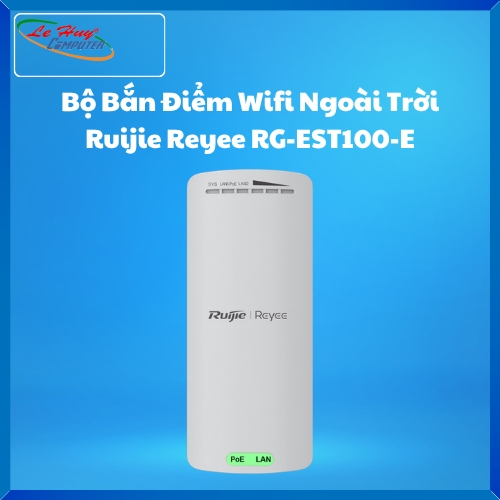 Thiết bị mạng - Bộ Bắn Điểm Wifi Ngoài Trời Ruijie Reyee RG-EST100-E