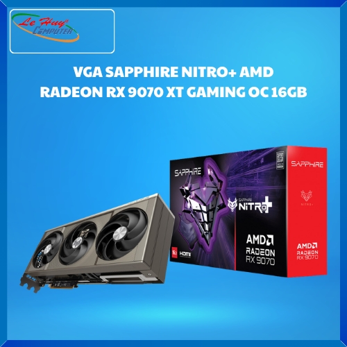 Card màn hình - VGA SAPPHIRE NITRO+ AMD RADEON RX 9070 XT GAMING OC 16GB