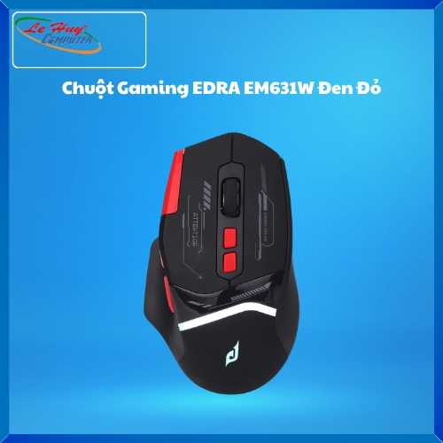 Chuột Gaming EDRA EM631W Đen Đỏ