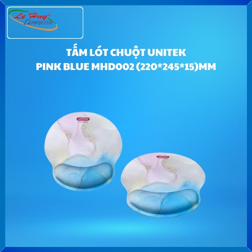 Tấm lót chuột UNITEK PINK BLUE MHD002 (220*245*15)MM