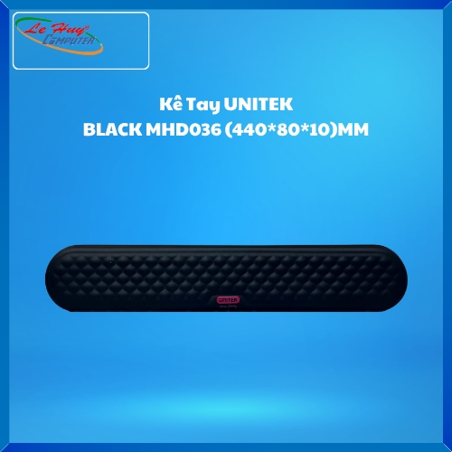 Kê Tay UNITEK BLACK MHD036 (440*80*10)MM