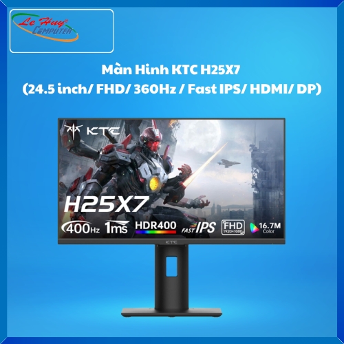 Màn Hình Máy Tính Gaming KTC H25X7 (24.5 inch/ FHD/ 360Hz / Fast IPS/ HDMI/ DP)
