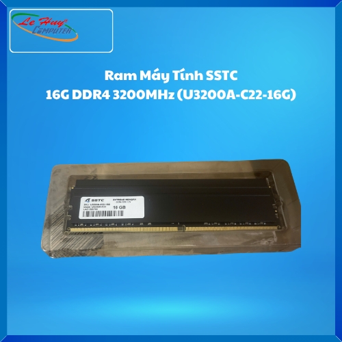 Ram Máy Tính SSTC 16G 3200Mhz TẢN NHIỆT DDR4 (U3200A-C22-16G)