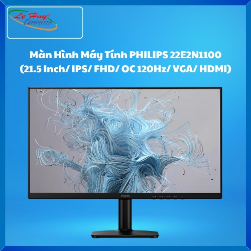 Màn Hình Máy Tính Philips 22E2N1100 (21.5 Inch/ IPS/ FHD/ OC 120Hz/ VGA/ HDMI)