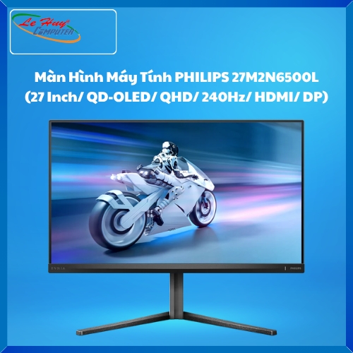 Màn Hình Máy Tính Philips 27M2N6500L (27 Inch/ QD-OLED/ QHD/ 240Hz/ HDMI/ DP)