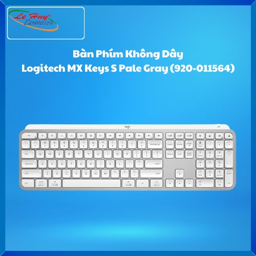 Bàn Phím Không Dây Logitech MX Keys S Pale Gray (920-011564)