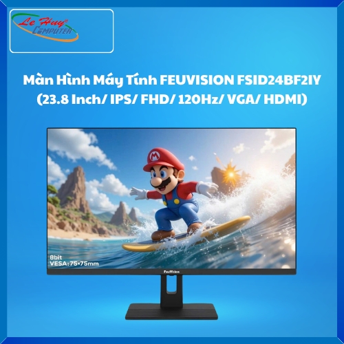 Màn Hình Máy Tính Feuvision FSID24BF2IY (23.8 Inch/ IPS/ FHD/ 120Hz/ VGA/ HDMI)