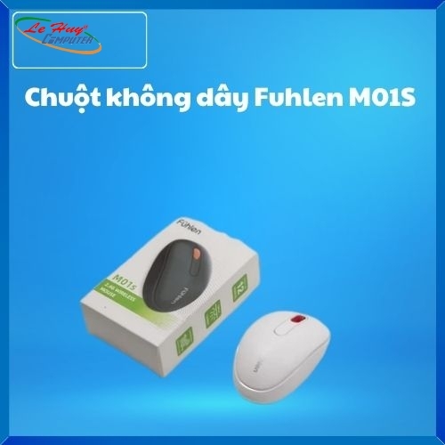 Chuột Máy Tính Không Dây Fuhlen M01S (White)