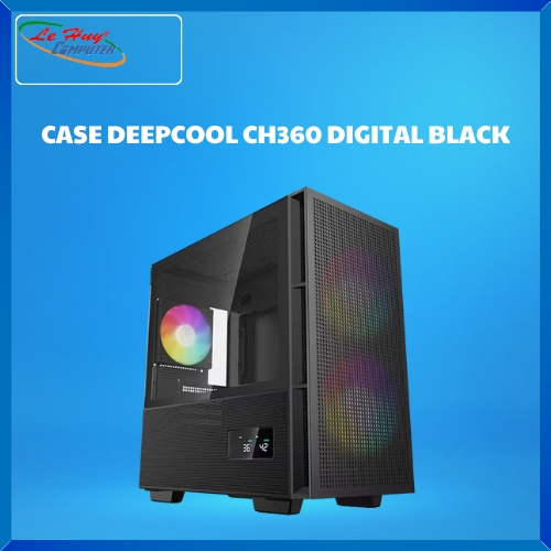 Vỏ Máy Tính DeepCool CH360 Digital Black