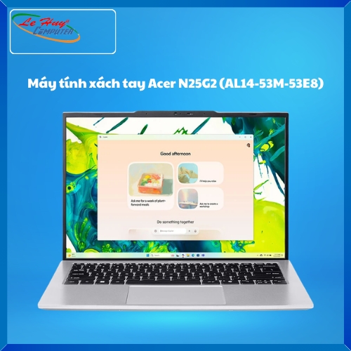 Máy Tính Xách Tay/Laptop Acer Aspire Lite N25G2 (AL14-53M-53E8) (Intel Core 5-120U/2*8G/512G SSD/14Inch WUXGA/Windows 11 Home/NX.DEFSV.001)