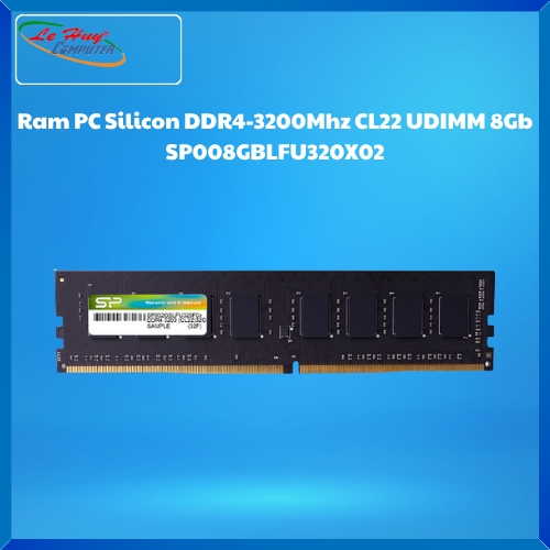 Ram Máy Tính Silicon Power 8GB DDR4 3200Mhz (SP008GBLFU320X02)
