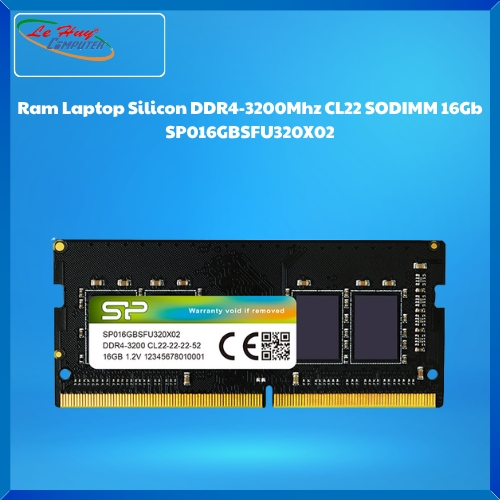 RAM Laptop Silicon Power 16GB DDR4 3200MHz (SP016GBSFU320X02)