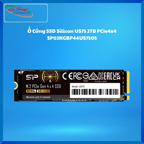 Ổ cứng SSD Silicon US75 2TB PCIe4x4 (SP02KGBP44US7505)