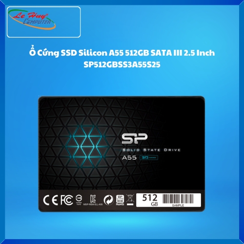 Ổ cứng SSD Silicon Power A55 512GB 2.5Inch Sata 3 (SP512GBSS3A55S25)