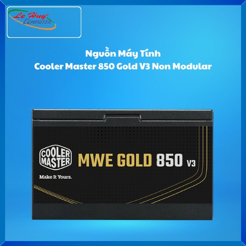 Nguồn máy tính Cooler Master MWE GOLD 850W V3 Non Modular