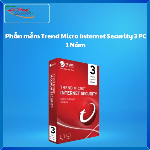 Phần mềm Trend Micro Internet Security 3 PC 1 Năm