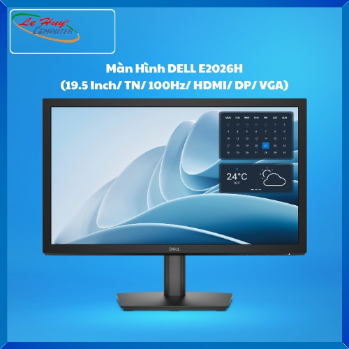 Màn Hình Máy Tính DELL E2026H (19.5 Inch/ TN/ 100Hz/ HDMI/ DP/ VGA)