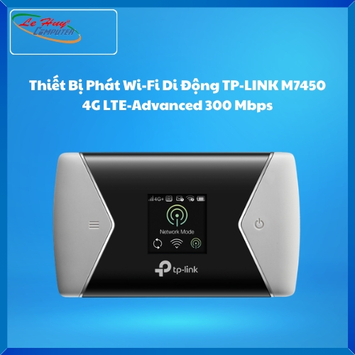 Thiết bị mạng - Bộ phát sóng Wi-Fi Di Động TP-LINK M7450 4G LTE-Advanced 300 Mbps