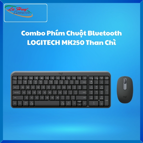 Combo Bàn phím & Chuột Bluetooth Logitech MK250 Than Chì (920-013559)